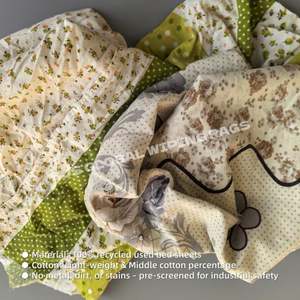 Trapos de Limpieza Industriales de Algodón 100% sin Pelusa, 10 Kg, Colores Mezclados, Trapos Reciclados para Uso Industrial - Product Image 4