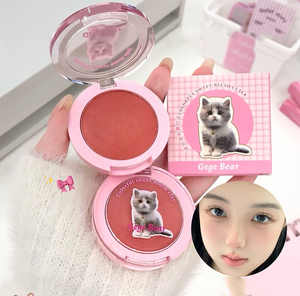Mejor Venta de maquillaje de las mujeres mate monocromo rubor 4 colores de larga duración a prueba de agua rubor en polvo - Product Image 4