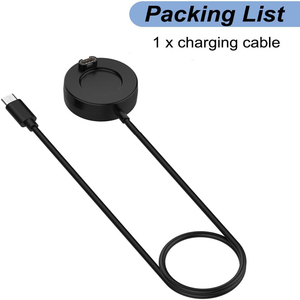 Câble de charge USB C pour <span class=keywords><strong>montre</strong></span> <span class=keywords><strong>Garmin</strong></span>, compatible avec <span class=keywords><strong>Garmin</strong></span> <span class=keywords><strong>Vivoactive</strong></span> 5 6, Forerunner 965 265, Fenix 8, Instinct 3, Venu 3s etc. - Product Image 4