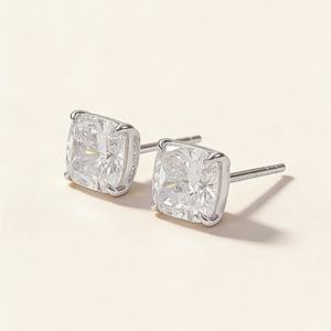 Boucles d'oreilles solitaires en <span class=keywords><strong>diamant</strong></span> créé en laboratoire certifié IGI GIA <span class=keywords><strong>1</strong></span>-<span class=keywords><strong>2</strong></span> carats, en or massif 18k 14k, bijoux fins - Product Image 2