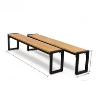 Ensemble de bureau RH Super Factory en fer et bois industriel, avec plateau en bois de pin, pour entreprise et bureau à domicile