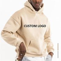 Pull à capuche surdimensionné de luxe pour hommes Sweat à capuche en coton de haute qualité Vêtements de rue à capuche avec logo personnalisé pour l'hiver