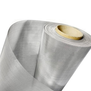 Malla de alambre tejida de acero inoxidable 310S de 100 mallas / Malla de microfiltro de sarga holandesa lisa de 20, 40, 80, 200, 325, 400 micras - Product Image 1