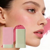 Nouveau label privé crème minérale Blush bâton rosée naturel soyeux lisse rouge rose orange couleur pour le visage