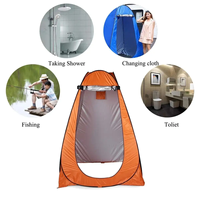 AIOIAI Tente de Douche et Toilettes Extérieures Portable pour Camping, Douche d'Intimité, Cabine de Change, Imperméable pour Randonnée et Plage