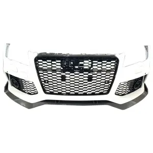 Pare-chocs avant RS7 avec grille pour Audi A7 S7 C7 bodikits de voiture de haute qualité avec matériau PP ABS 2009 2010 2011 2012 2013 2014 2015