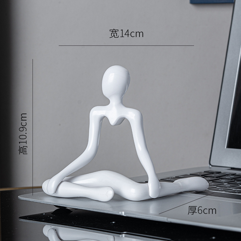 Figure abstraite b section blanche