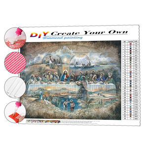 New Diamond <strong>Painting</strong> Christian <strong>Painting</strong> the Last Supper <strong>Velvet</strong> Canvas Diamond <strong>Painting</strong> 5d DIY Artwork for Unique Gifts - Product Image 1