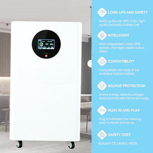 Système d'énergie solaire domestique 14 kW monophasé hybride avec batterie lithium 16 kWh, kit solaire mono - Product Image 3