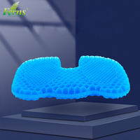 Coussin de siège en gel confortable pour la circulation sanguine, housse antidérapante, coussin de siège rafraîchissant en TPE, soulagement de la douleur du coccyx et de la sciatique