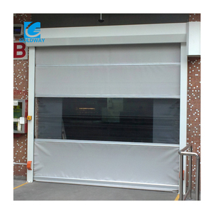 Puerta Rápida Automática de Alta Velocidad, Plegable y Apilable, de PVC Resistente al Viento, de Alta Calidad, Puerta de Seguridad <span class=keywords><strong>para</strong></span> Taller - Product Image 4