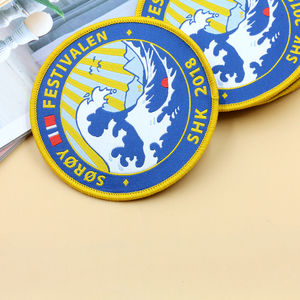 โรงงานผลิตตัวอย่างป้ายปักลายดามัสก์คุณภาพสูงแบบตัดด้วยเลเซอร์ - Product Image 6