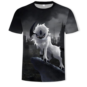T-shirt Estiva a Maniche Corte con Stampa Cartoon di <span class=keywords><strong>Pikachu</strong></span>, Moda Streetwear Sostenibile, Taglie Forti per Uomo e Donna - Product Image 1