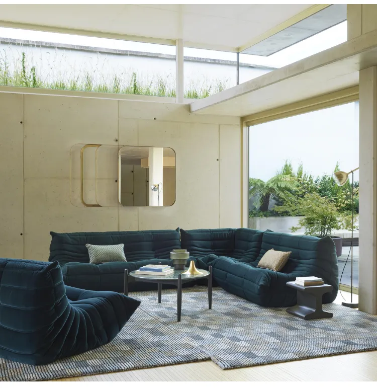 HJ HOME Mobiliário moderno sofá macio de luxo conjunto de sofá secional Caterpillar espreguiçadeira cadeira