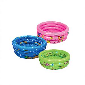 Piscina Inflable Hl20215 de 100 cm, de Plástico, para Uso Doméstico, en Colores Rosa, Azul y Verde, Equipo de Juego Infantil para Exteriores, Capacidad de 100 kg - Product Image 1