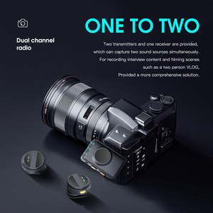 Original sx21 từ kỹ thuật số mic không dây tuổi thọ pin dài giảm tiếng ồn đài phát thanh ngoài trời video sống - Product Image 6