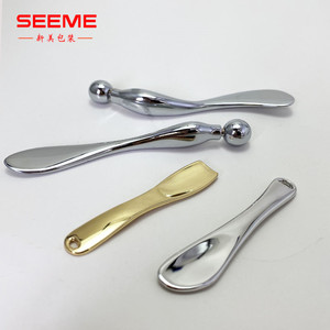 Espátula plateada para cosméticos, cuchara para maquillaje, cuchara de Metal de acero <span class=keywords><strong>inoxidable</strong></span>, espátula Cosmética/crema/mascarilla - Product Image 6