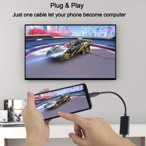 Cablecreation 4K @ 30Hz <span class=keywords><strong>16ft</strong></span> USB C để <span class=keywords><strong>HDMI</strong></span> Cáp <span class=keywords><strong>HDMI</strong></span> loại A đến C Cáp - Product Image 5