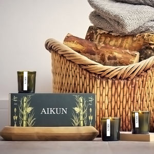 Juego de Velas Aromáticas AIKUN 3 en 1, Aroma Intenso a Frutas y Canela, para Bodas - Product Image 2
