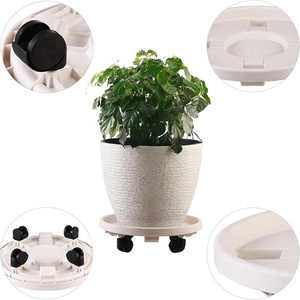 Impianto Caddy <span class=keywords><strong>con</strong></span> <span class=keywords><strong>ruote</strong></span> di rotolamento per carichi pesanti Stand di grandi piante carrello Dolly <span class=keywords><strong>con</strong></span> <span class=keywords><strong>ruote</strong></span> chiudibili a chiave - Product Image 2