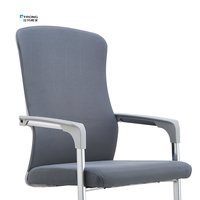 Vente en gros en usine sans chaise ergonomique en maille pour la formation des visiteurs