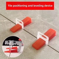 Système de nivellement de carreaux en plastique, système de nivellement de carreaux en céramique, clips, cales, entretoises et pinces pour système de nivellement de carreaux