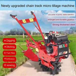 Cultivador <span class=keywords><strong>de</strong></span> <span class=keywords><strong>cadenas</strong></span> a diésel con cuchilla <span class=keywords><strong>de</strong></span> zanjado y accesorio <span class=keywords><strong>de</strong></span> rotocultor <span class=keywords><strong>para</strong></span> uso multipropósito - Product Image 4