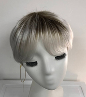 Perruque synthétique haut de gamme personnalisée Futura, résistante à la chaleur, en monofilament, coupe pixie bob, perruque complète en dentelle HD, sans colle