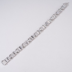 กำไลข้อมือทองคำแท้ 14K ประดับเพชรเลี้ยงในห้องปฏิบัติการสำหรับผู้หญิง เครื่องประดับหรูหราพร้อมเพชรทรงบริลเลียนท์และสไตล์เหนือกาลเวลา - Product Image 4