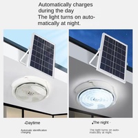 Luminaire solaire pour plafond intérieur - Lumière LED solaire super lumineuse pour balcon, couloir, hall, éclairage intérieur de la maison