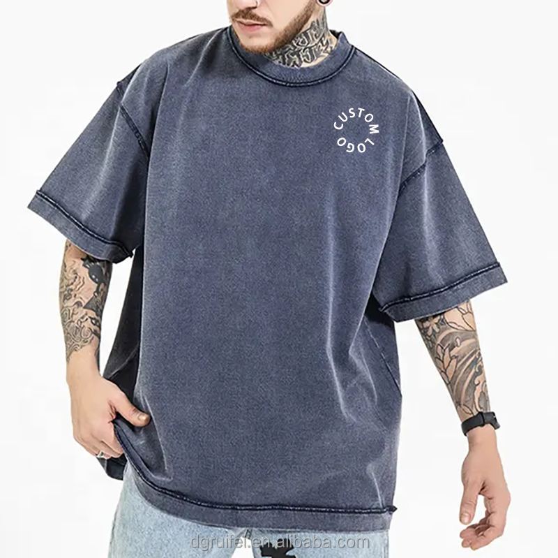 Cotton Heavyweight Oversized Washed T-Shirt