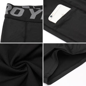Wholesale <b>Men's</b> Fitness Shorts with Pockets Quick-Drying <b>Stretchy</b> Compression for Sports Running Training Shorts - Product Image 5