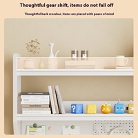 Organisateur de bureau multifonctionnel simple en fer forgé, étagère multi-niveaux, panneau perforé de rangement pour bureau d'étudiant et ordinateur, en métal