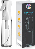 Bouteilles pulvérisatrices à gâchette personnalisées en PET de 200 ml, 300 ml, 16 oz (500 ml) pour cheveux, bouteilles en plastique rechargeables à pulvérisation fine