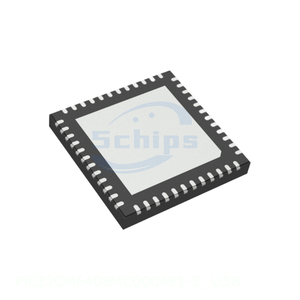 ชิ้นส่วนอิเล็กทรอนิกส์ชิป PIC32CM6408MC00048T-E_U5B แบบฝังตัว 48 VFQFN พร้อมแผ่นต่อสายภายนอก - Product Image 1