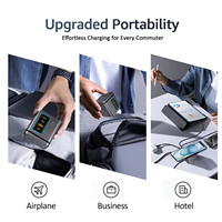 Chargeur de bureau multi-ports 105W à double câble 5-en-1 avec recharge sans fil, port USB-C et lumière d'ambiance LED – Produits intelligents