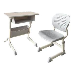 Conjunto de Silla y Escritorio Escolar Económico, Ajustable en Altura, con Marco Metálico, <span class=keywords><strong>para</strong></span> Niños, <span class=keywords><strong>para</strong></span> Aulas - Product Image 6
