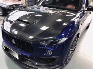 Capot en fibre de carbone véritable pour Maserati Levante, <span class=keywords><strong>nouveau</strong></span> style - Product Image 3