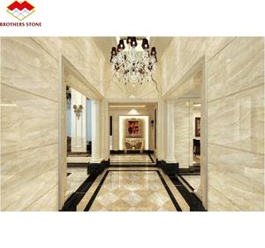 Прямая Продажа с фабрики, мраморная плита с кремом и мафилом, мраморная плитка, каменная плитка для декора стен гостиной - Product Image 6