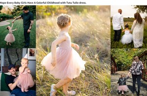 Robe d'été pour fillette, dernière collection, en tulle uni avec bretelles spaghetti - Product Image 6
