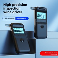 Analizador de alcohol en aliento de calidad premium con carcasa de plástico, compatible con OEM y ODM, para control pre-conducción de conductores, certificado CE.