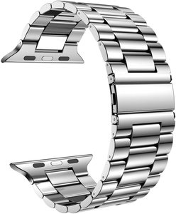 Cinturino in metallo in acciaio inossidabile versione aggiornata per cinturino <span class=keywords><strong>Apple</strong></span> <span class=keywords><strong>Watch</strong></span> Series 6 <span class=keywords><strong>SE</strong></span> 44MM 40MM per cinturino iWatch 42mm 38mm - Product Image 2