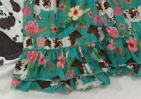 Conjuntos de Ropa para Niñas Pequeñas al por Mayor, Diseño con Estampado de Vaca, Conjuntos Cortos de Verano 2022, Conjuntos de Ropa para Bebés y Niños de 2 Piezas - Product Image 6