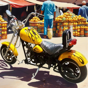 Motocicleta Marroquí <span class=keywords><strong>de</strong></span> 125cc con Motor Monocilíndrico <span class=keywords><strong>de</strong></span> 4 Tiempos CDI, Opciones a Gasolina/Eléctricas, Nuevos Frenos <span class=keywords><strong>de</strong></span> Disco Delantero/Trasero, Estilo Moped/Dirt Bike - Product Image 2