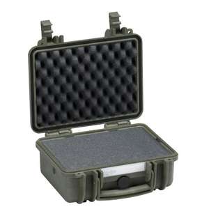 EXPLORER CASES - 2712HL.G Estuche a prueba de golpes de copolímero de polipropileno, verde militar, con espuma protectora - Product Image 1