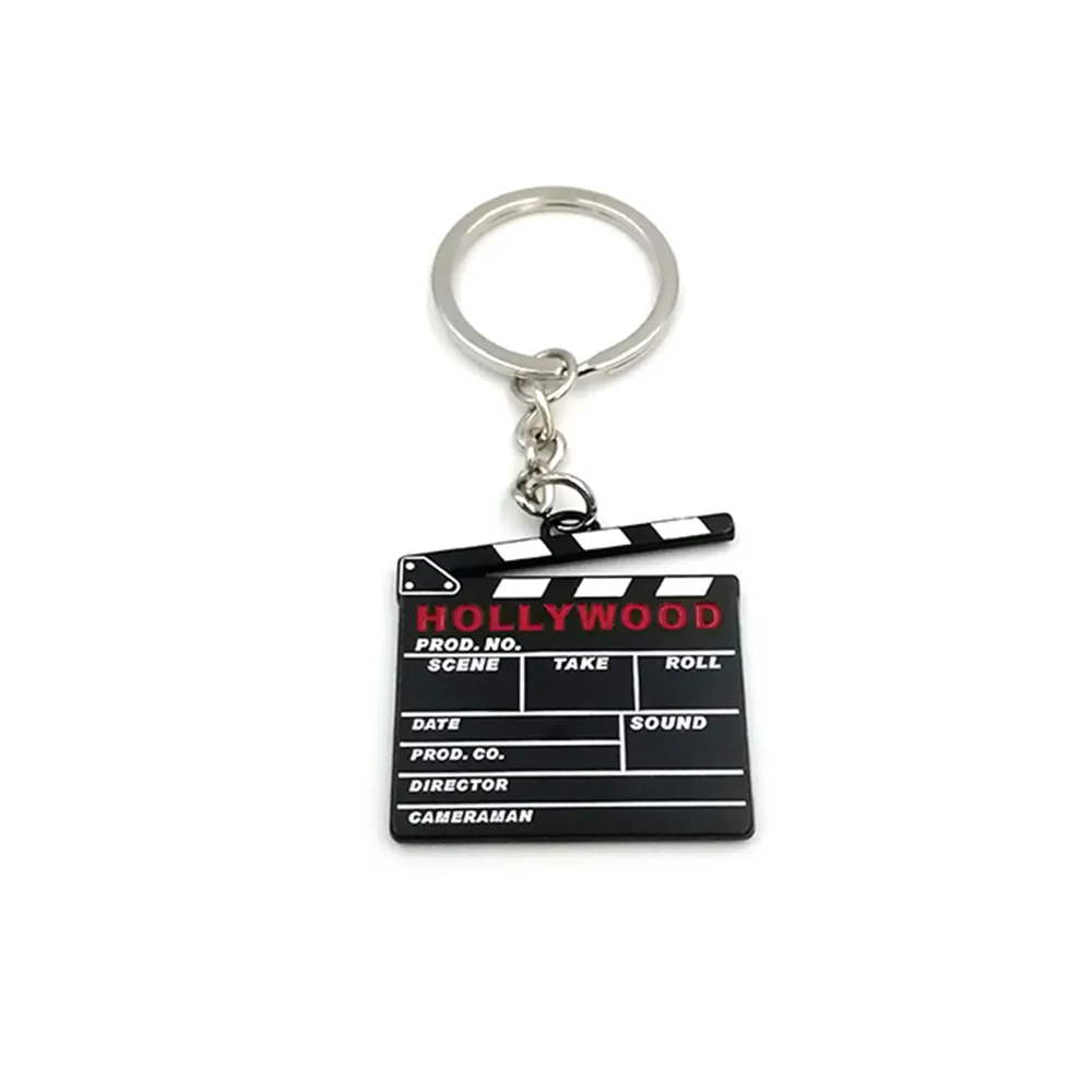 Creative film boot board metal prop sleutelhangers