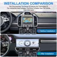 Navihua para Porsche Cayenne 2010-2016, Actualización de Auto, Pantalla Táctil de 12.3'', Reproductor Multimedia Android para Auto, DVD, Carplay, GPS, DSP, Radio