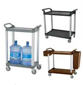 Manufacturer Price Plastic Utility Hotel Room Food Service Cart Hotel & Restaurant service cart plastic Utility Cart