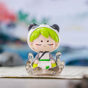 Caja Sorpresa de Figuras de Resina de Panda Yu Mo Mo Wu, 6 Básicas y 1 Coleccionable Oculta, Juguete Decorativo de Regalo - Product Image 4