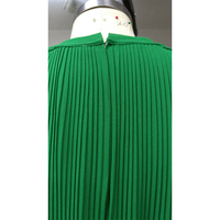 Robe Courte Plissée à Col Rond et Manches Longues, Élégante, avec Volants et Ceinture, Coupe Évasée, pour Femme, Style Décontracté